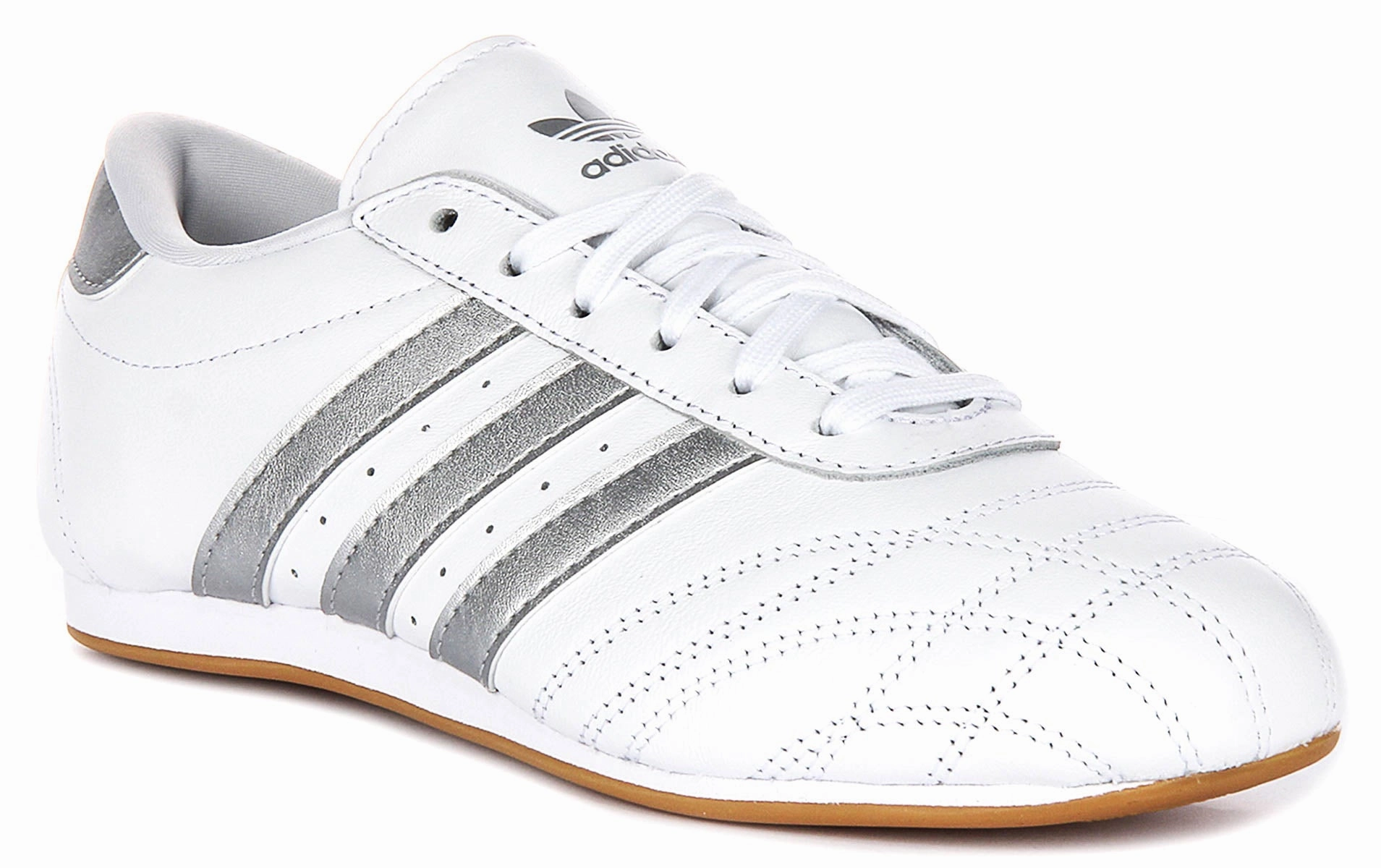 Elastic laces City Streets Adidas Taekwondo In White Silver For Women