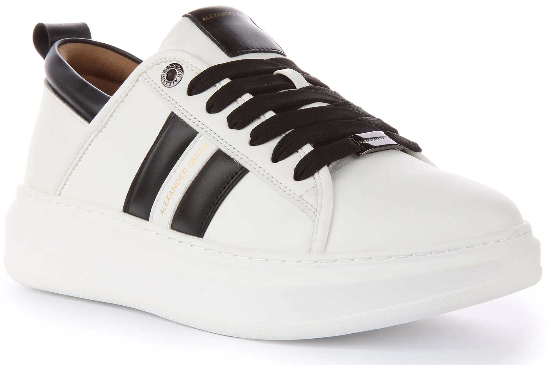 Everyday Comfort Alexander Smith Aeaywau21Wbk In White Black For Men