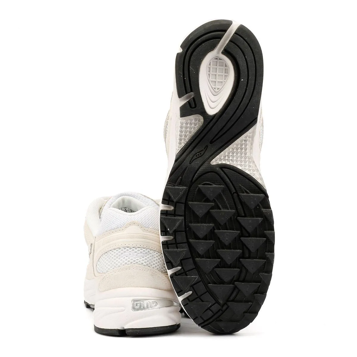 Ergonomic form Saucony Grid Jazz 9 White/ Off White Trainers