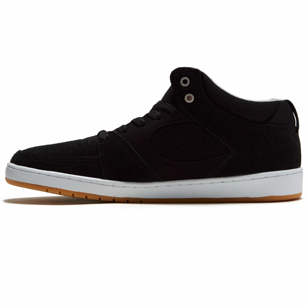 eS Accel Slim Mid Shoes - Black/White/Silver Fast Dry