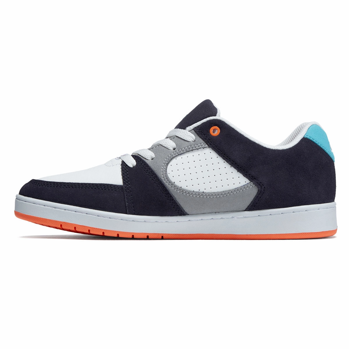 eS Accel Slim Shoes - Navy/Grey/Orange Grip Force