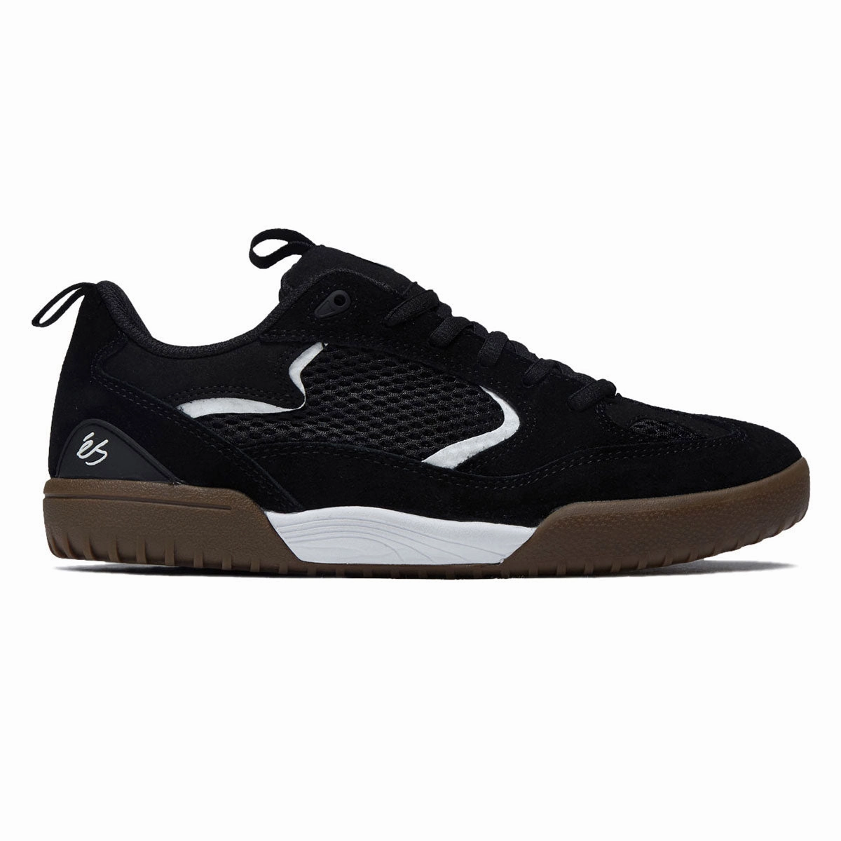 eS Quattro Shoes - Black/Gum/White Secure Style Premium Step