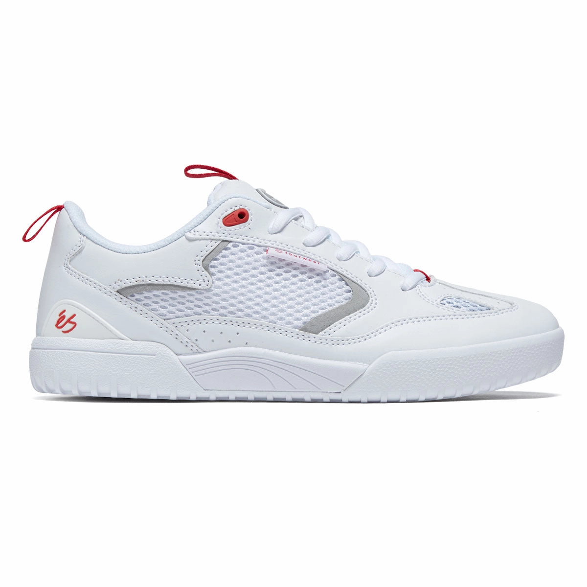 Cushioned Support eS Quattro Shoes - White/Grey/Red