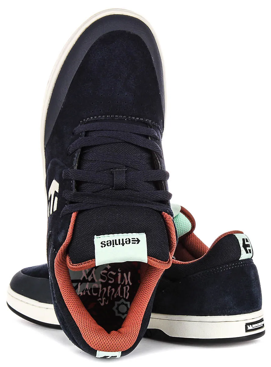 Etnies Marana In Navy Brown For Men Smart Fit