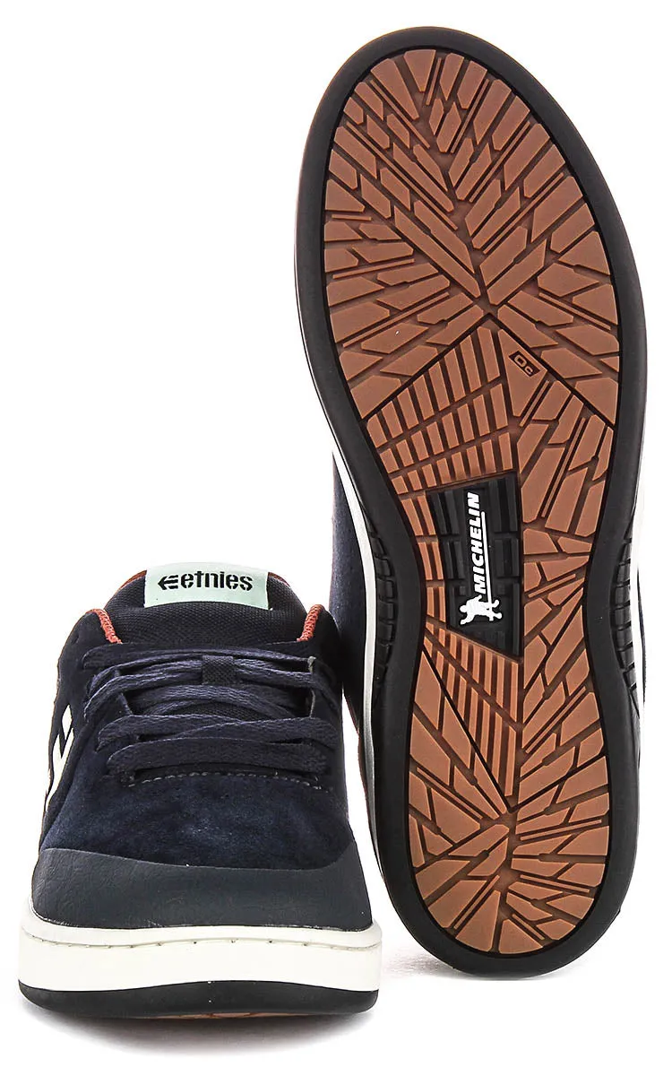 Etnies Marana In Navy Brown For Men Smart Fit