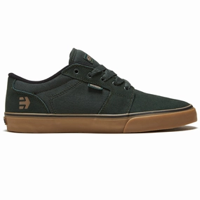 Skater Look Grip Comfort Etnies Barge Ls Shoes - Green/Gum