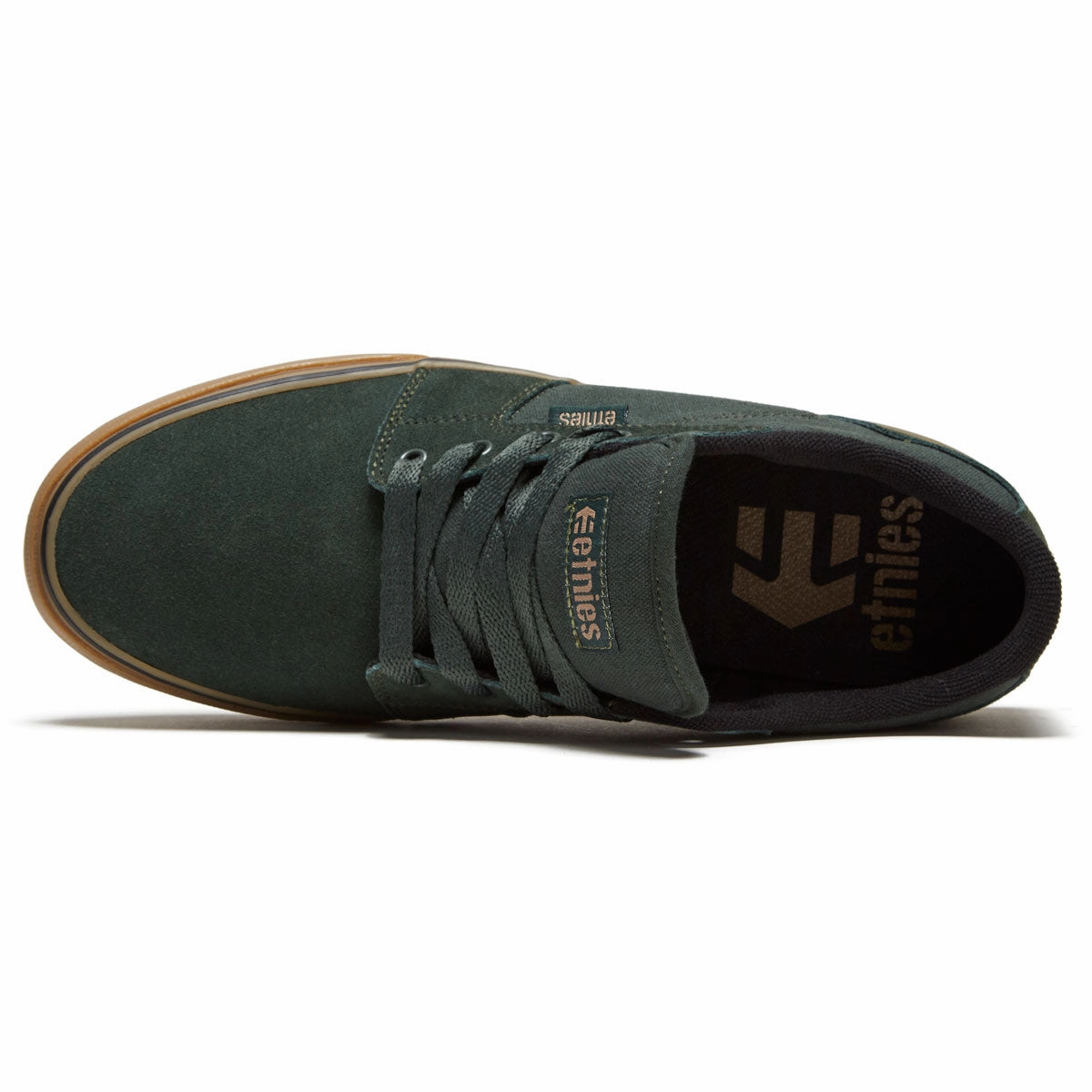 Etnies Barge Ls Shoes - Green/Gum Low Cushion