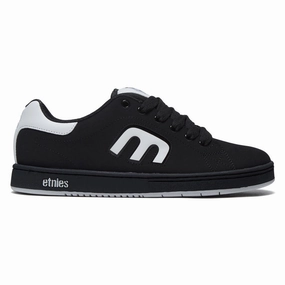 Etnies Callicut Shoes - Black/White/Black Long Wear Strong Support