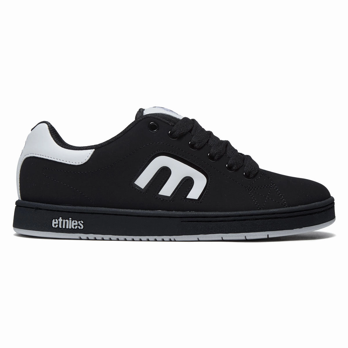 Etnies Callicut Shoes - Black/White/Black Long Wear Strong Support