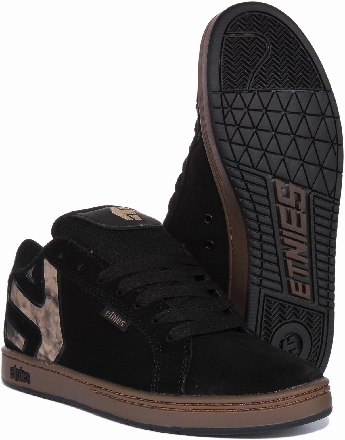 Etnies Fader In Black For Men Heel System