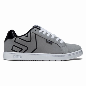Foot Power Etnies Fader Shoes - Light Grey/Black