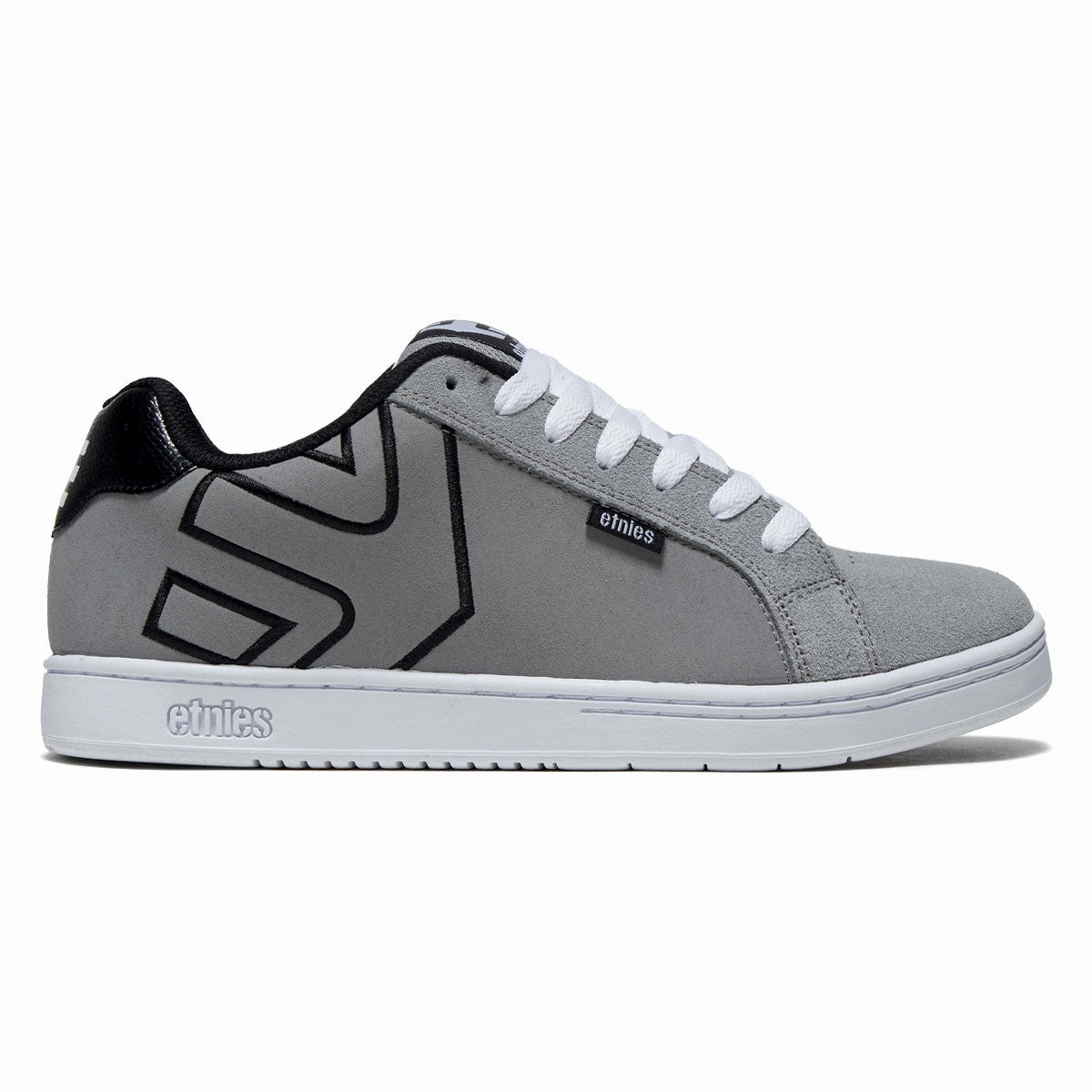 Foot Power Etnies Fader Shoes - Light Grey/Black