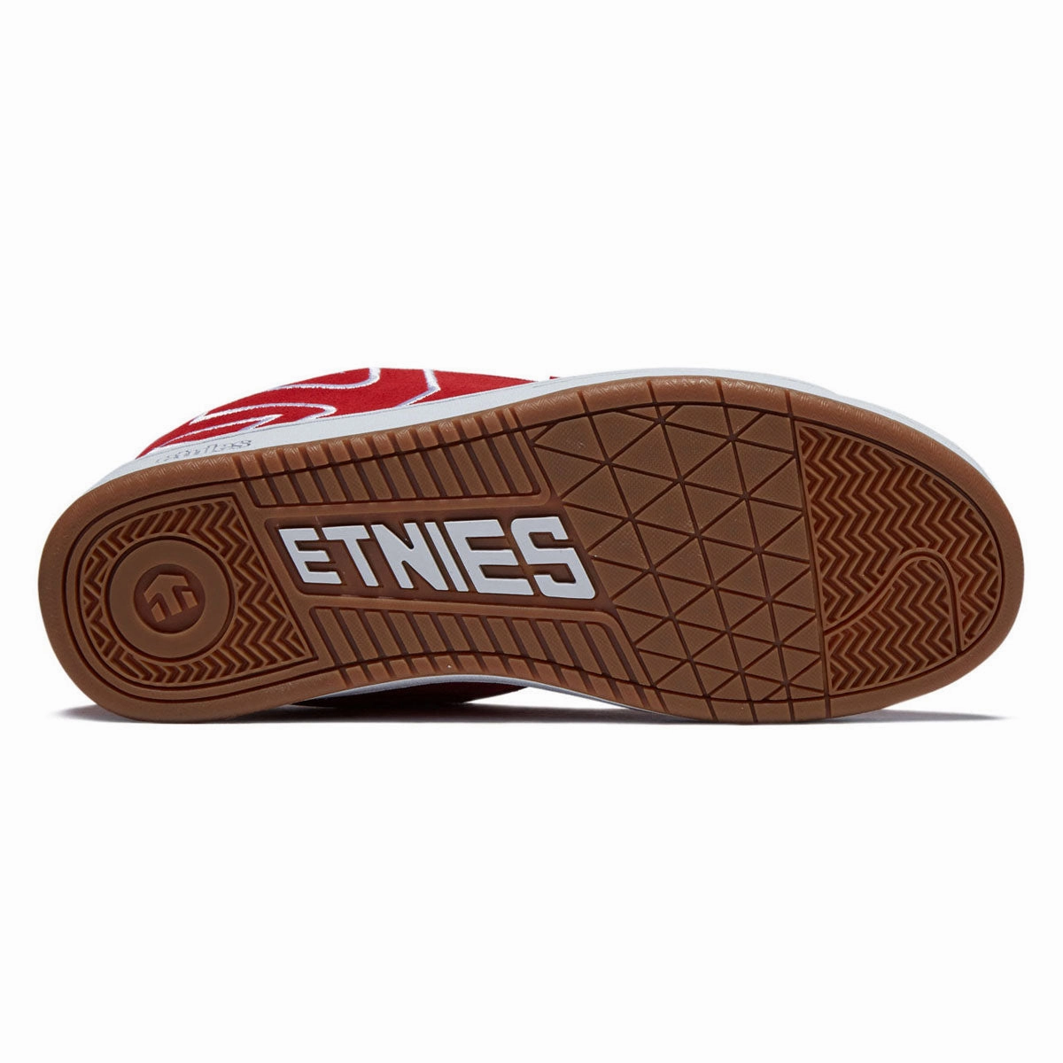 Etnies Fader Shoes - Red/White/Gum Toe Force Max