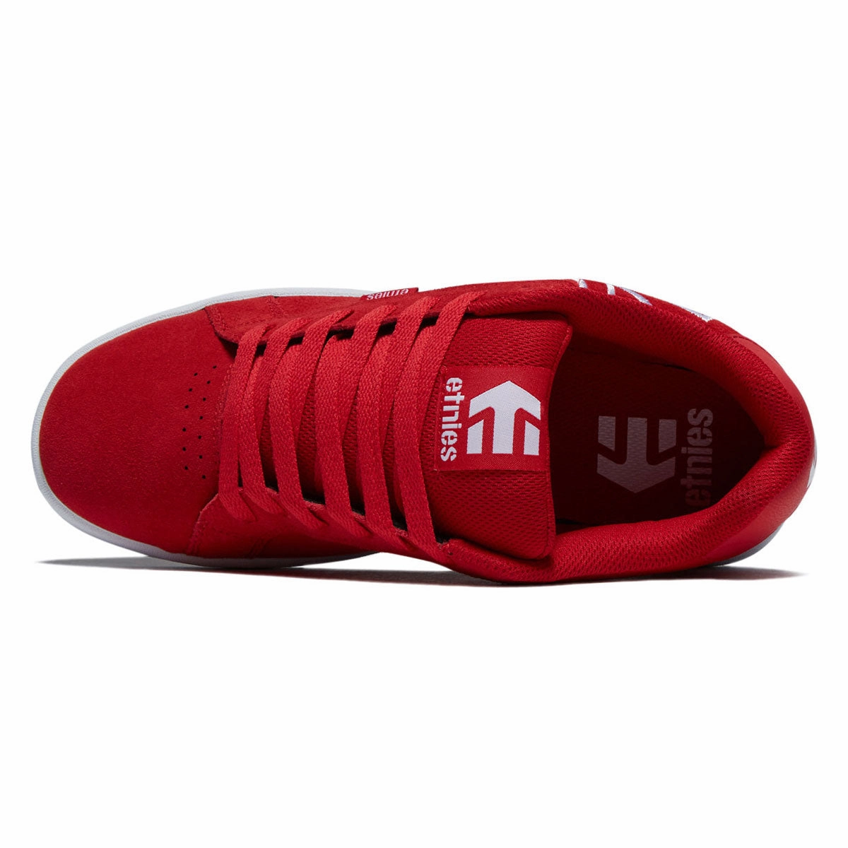 Etnies Fader Shoes - Red/White/Gum Toe Force Max