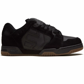 Etnies Faze Shoes - Black/Black/Gum Training Focus Skater Power