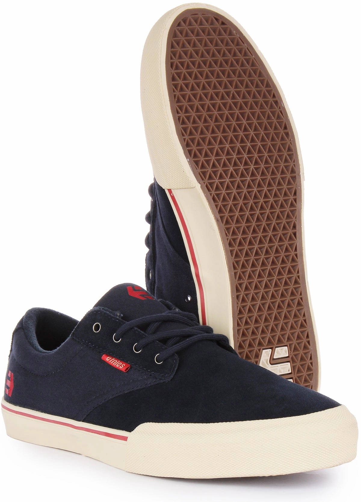 Etnies Jameson Vulc In Navy Red For Men Smooth Motion
