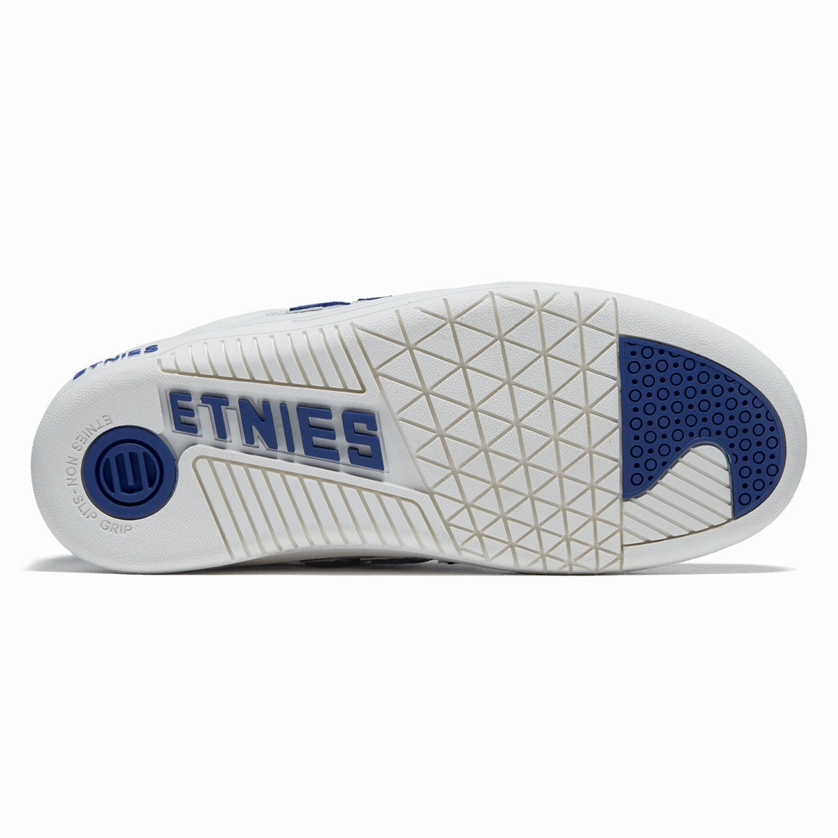 Etnies Lo-Cut Shoes - White/Blue Impact Absorb Pro