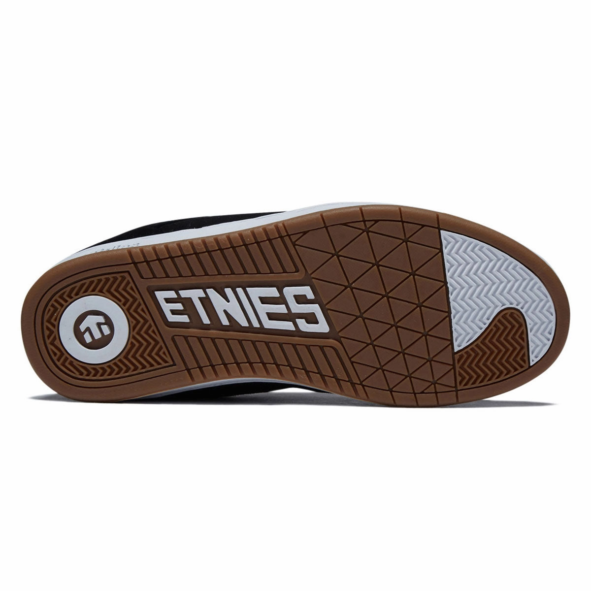 Etnies Scam Shoes - Black/White Flat Grip