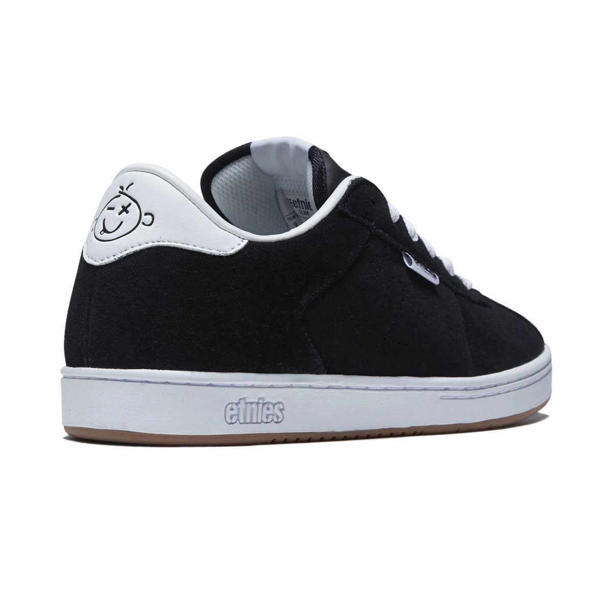 Etnies Scam Shoes - Black/White Flat Grip