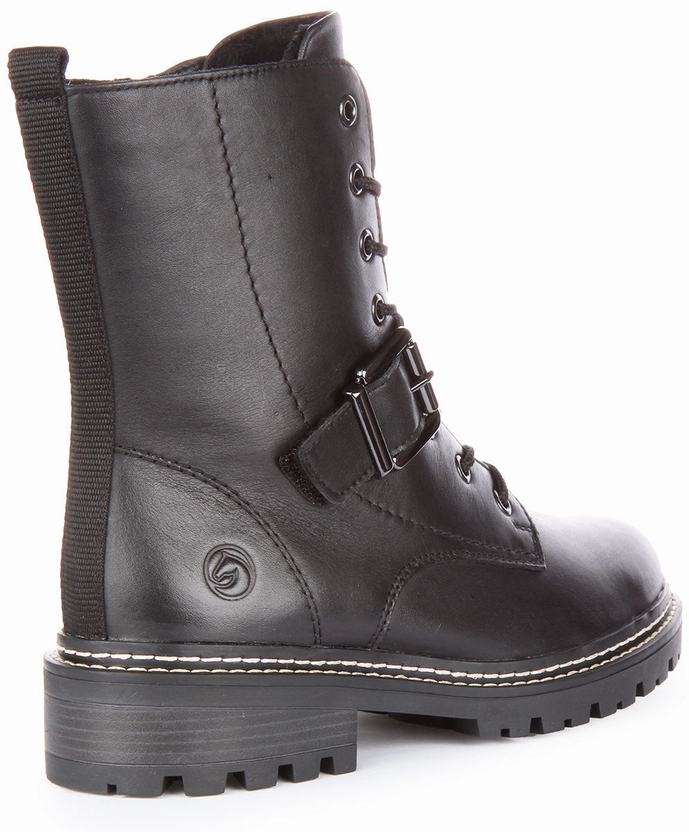 Eva Midsole Remonte D0B78-01 In Black For Women