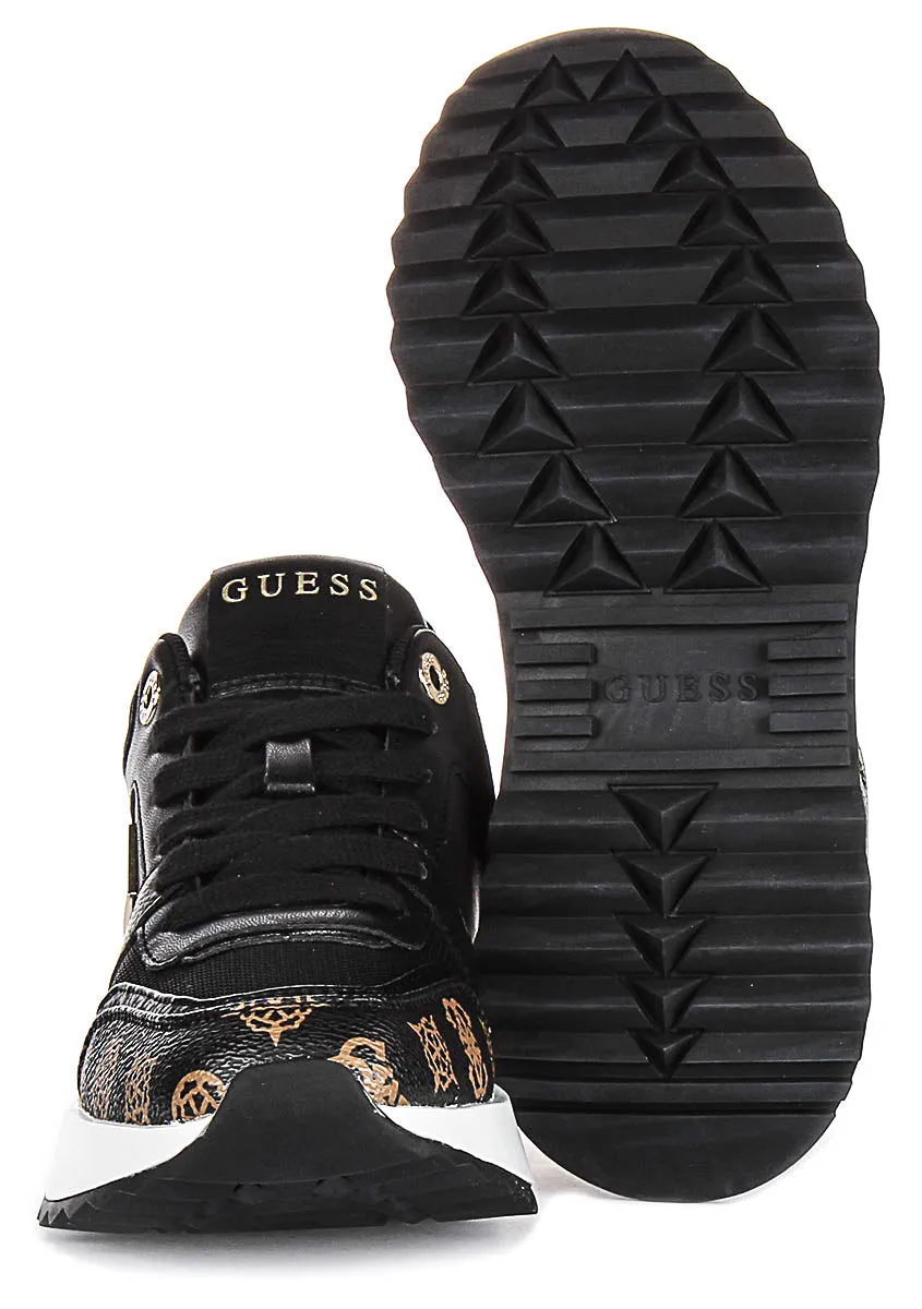 Everyday Fit Guess Kynneth 4G Peony In Black Brown For Women