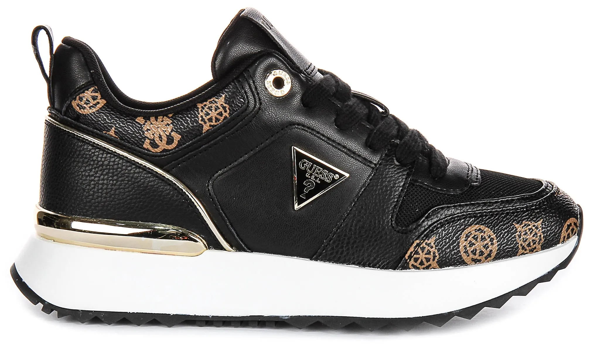 Everyday Fit Guess Kynneth 4G Peony In Black Brown For Women