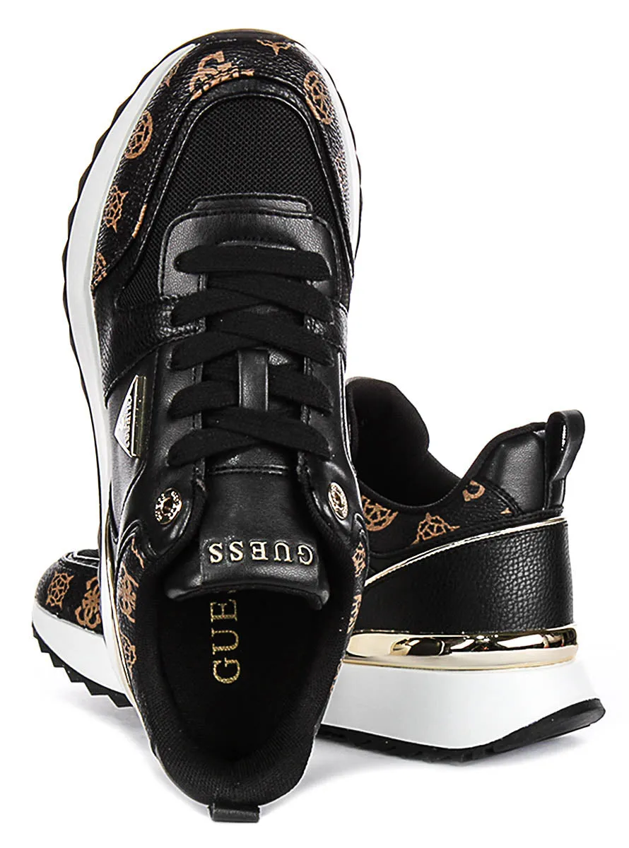 Everyday Fit Guess Kynneth 4G Peony In Black Brown For Women