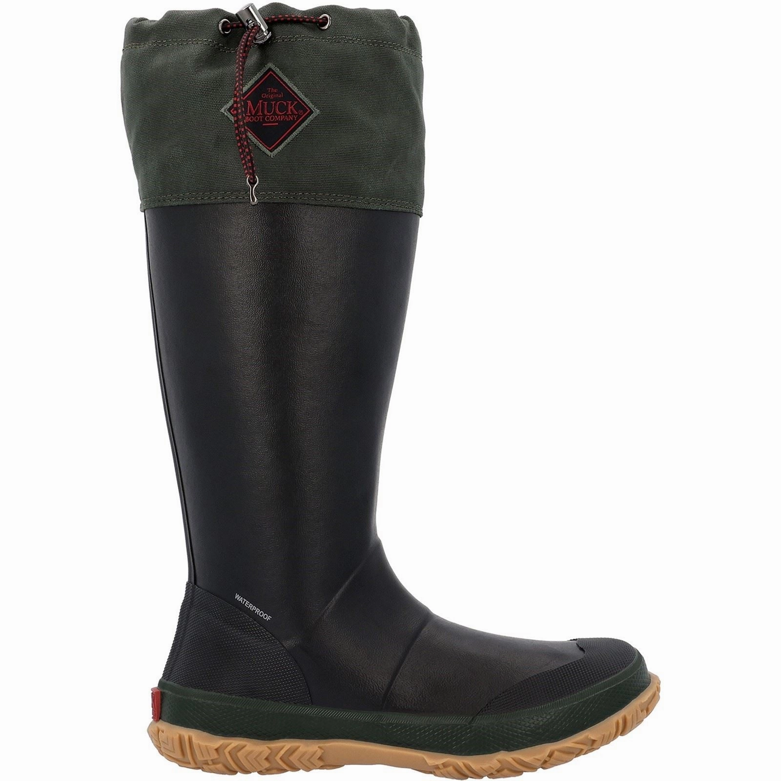 Everyday Adventure Muck Boots Forager Rubber Black/Moss Green Wellington Boots