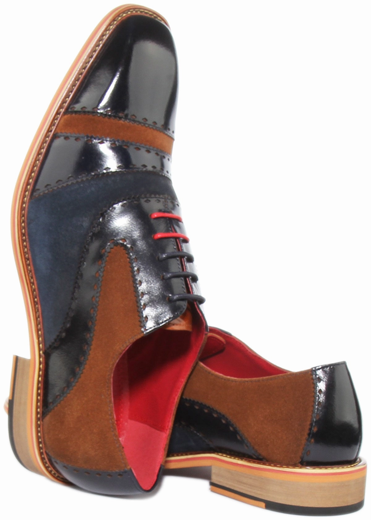 Everyday Comfort Flex Justinreess England Ollie In Navy Blue For Men