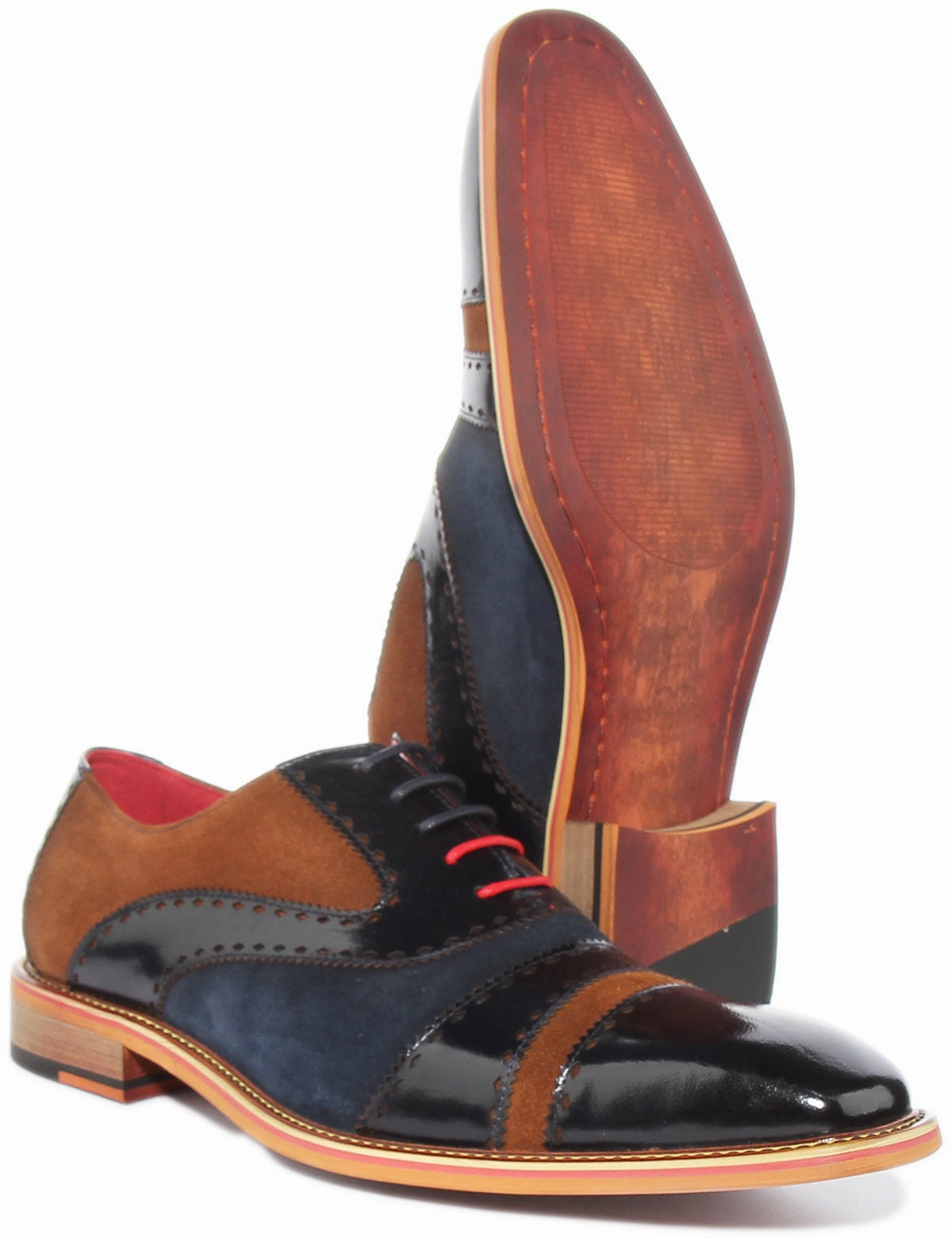 Everyday Comfort Flex Justinreess England Ollie In Navy Blue For Men