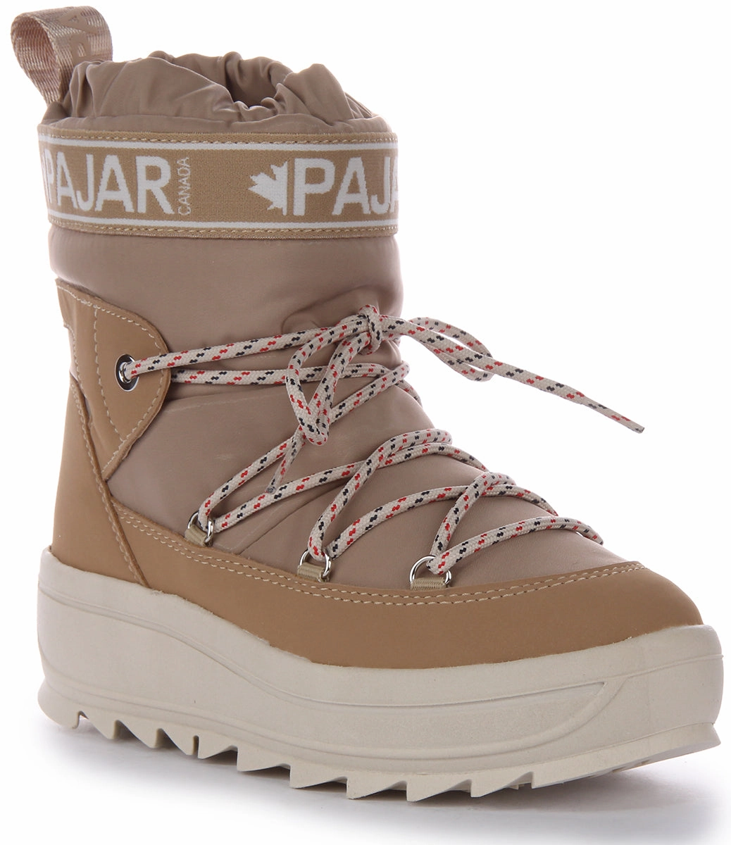 Pajar Galaxy In Sand For Women Packable Comfort Anti-Slip Fit