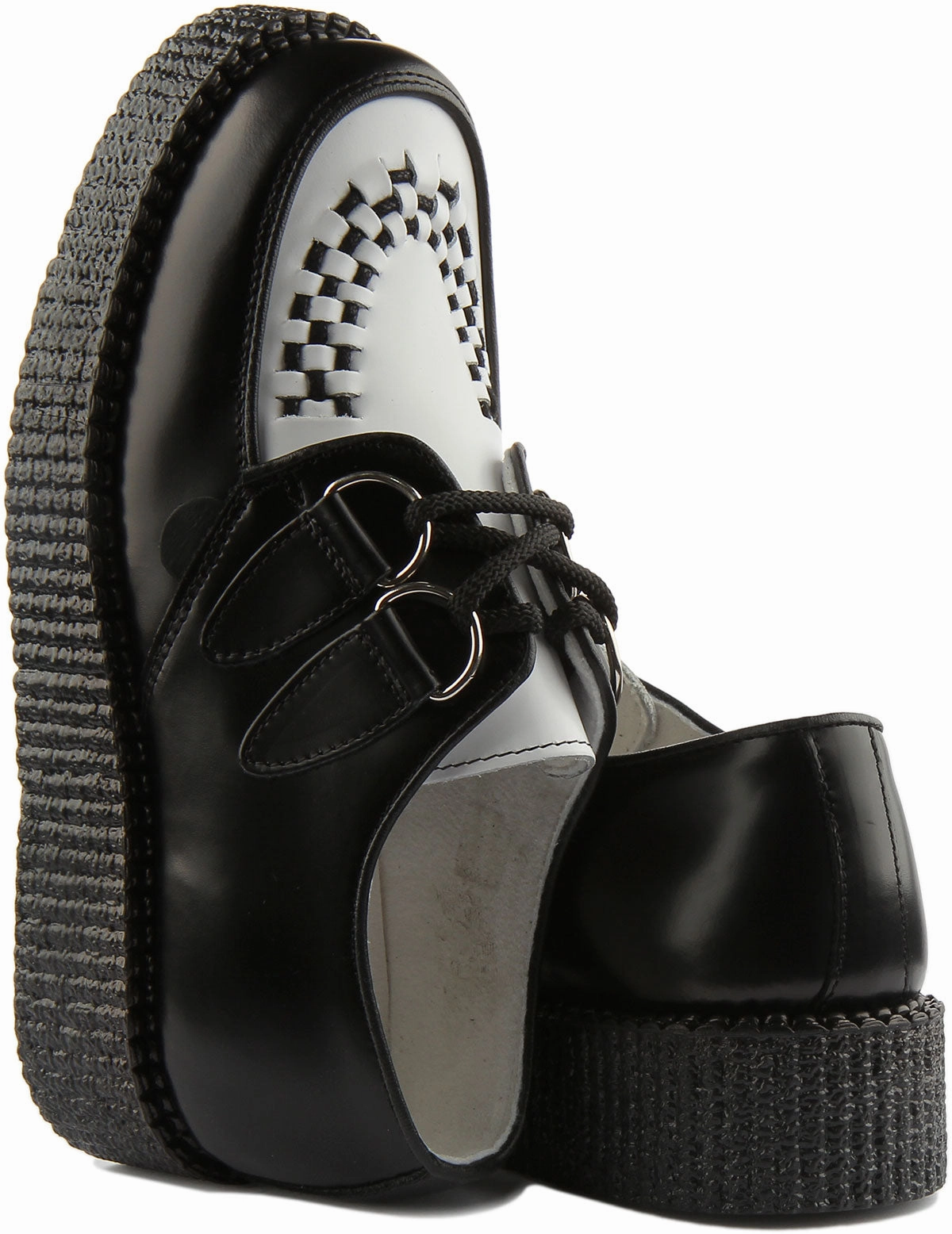 Everyday Essential Underground Wulfrun Single In Black White Leather