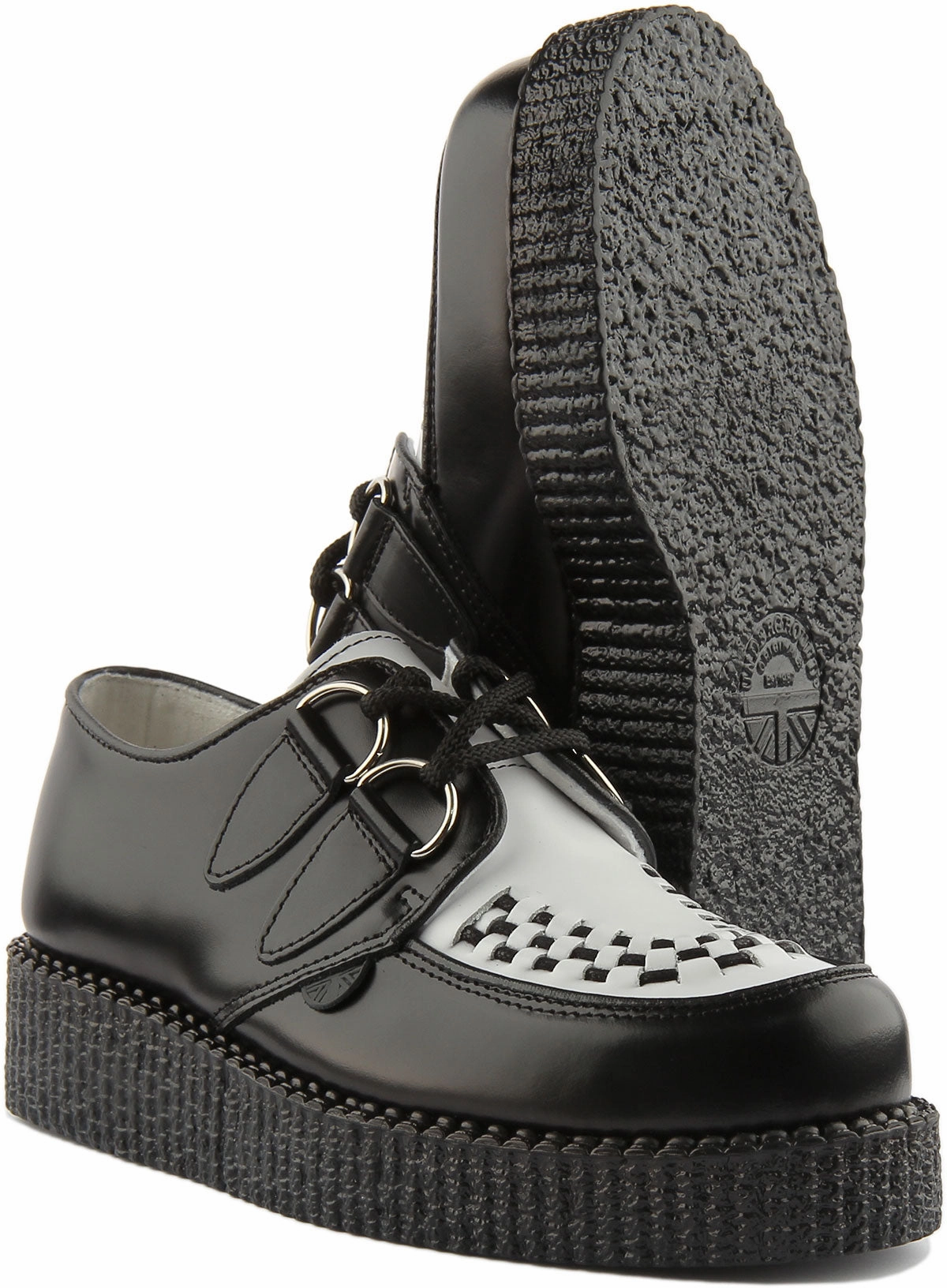 Everyday Essential Underground Wulfrun Single In Black White Leather