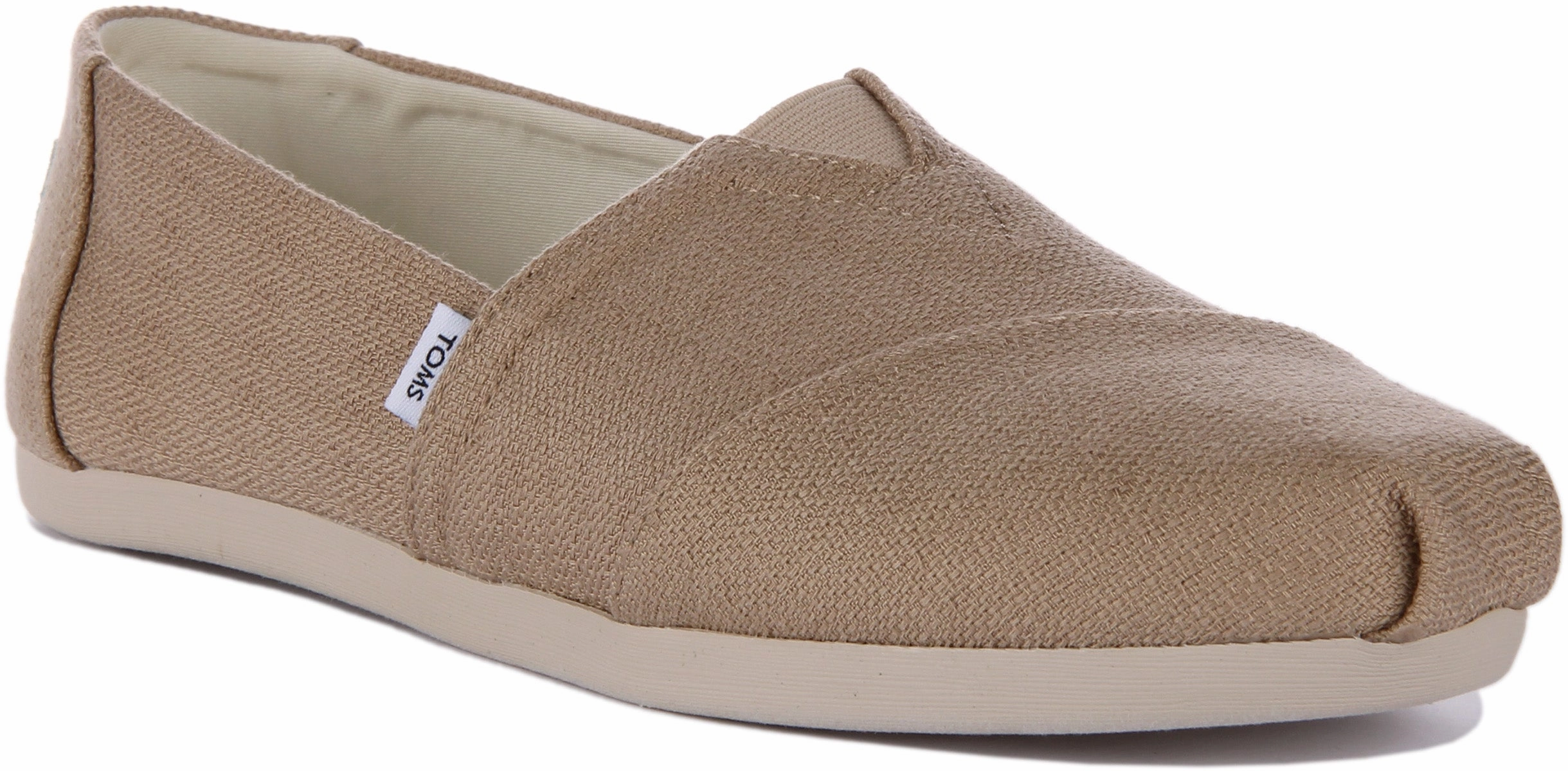 Toms Alpargata Woven In Beige For Women Outdoor Comfort