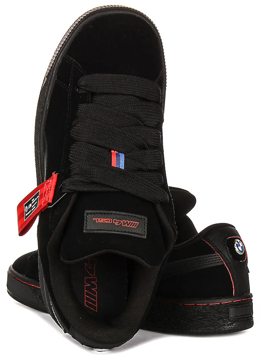 Exclusive Look Puma X BMW Suede XL In Black Red