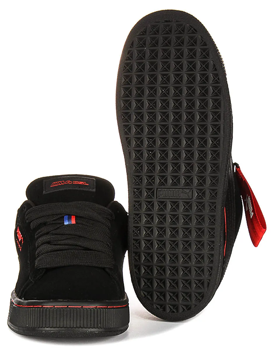 Exclusive Look Puma X BMW Suede XL In Black Red