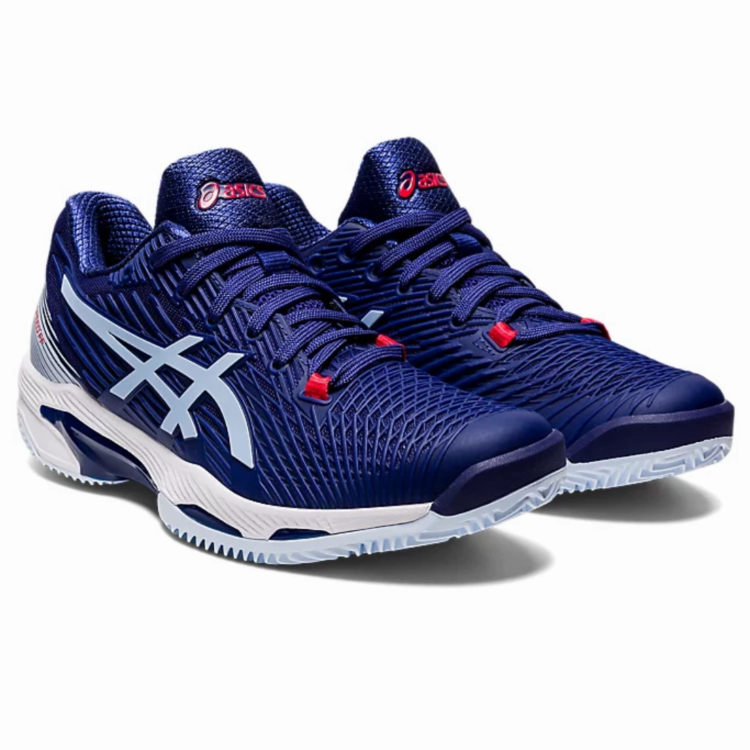 Exclusive Look Asics Womens Solution Speed FF2 Clay Tennis Shoes - Dive Blue/Soft Sky