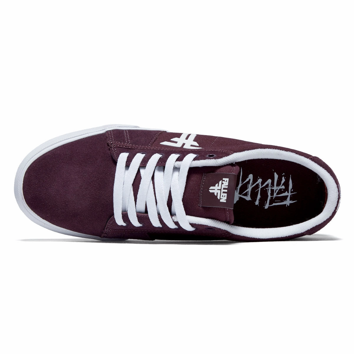 Fallen Bomber Shoes - Wine/White Impact Lock