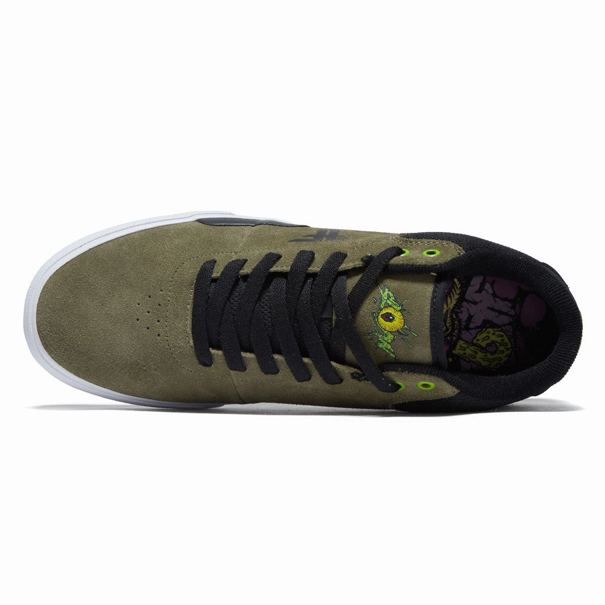 Fallen The Fiend II Elliot Sloan Shoes - Olive/Black/Orange Urban Edge
