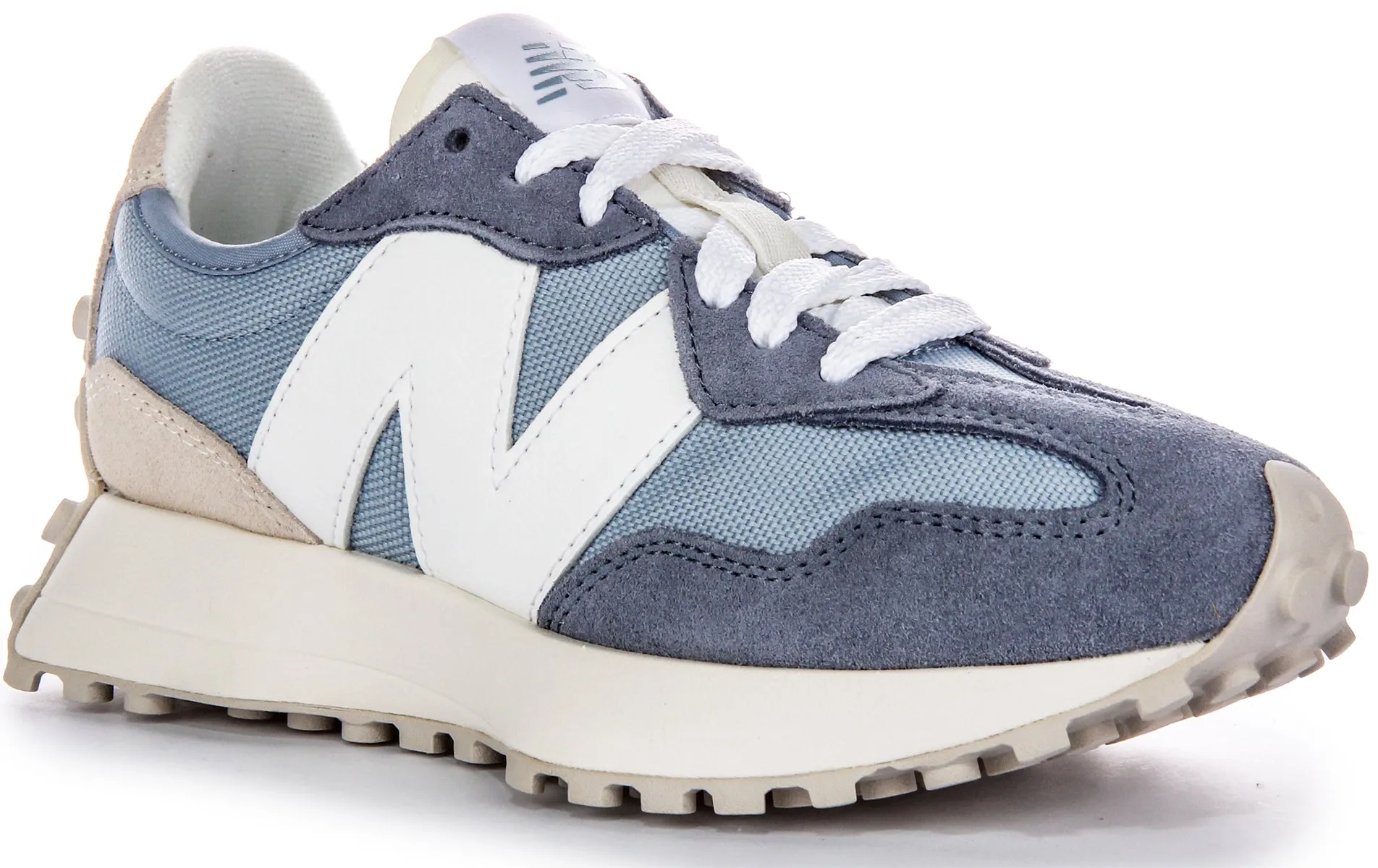New Balance U327 FH In Blue White Support System Extreme Motion