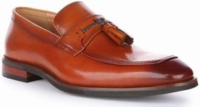 Justinreess England Albie In Brown For Men Safe Grip Elegant Footwear