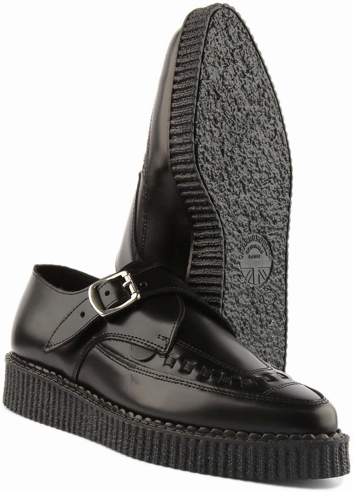 Fashionable Underground Apollo In Black Leather