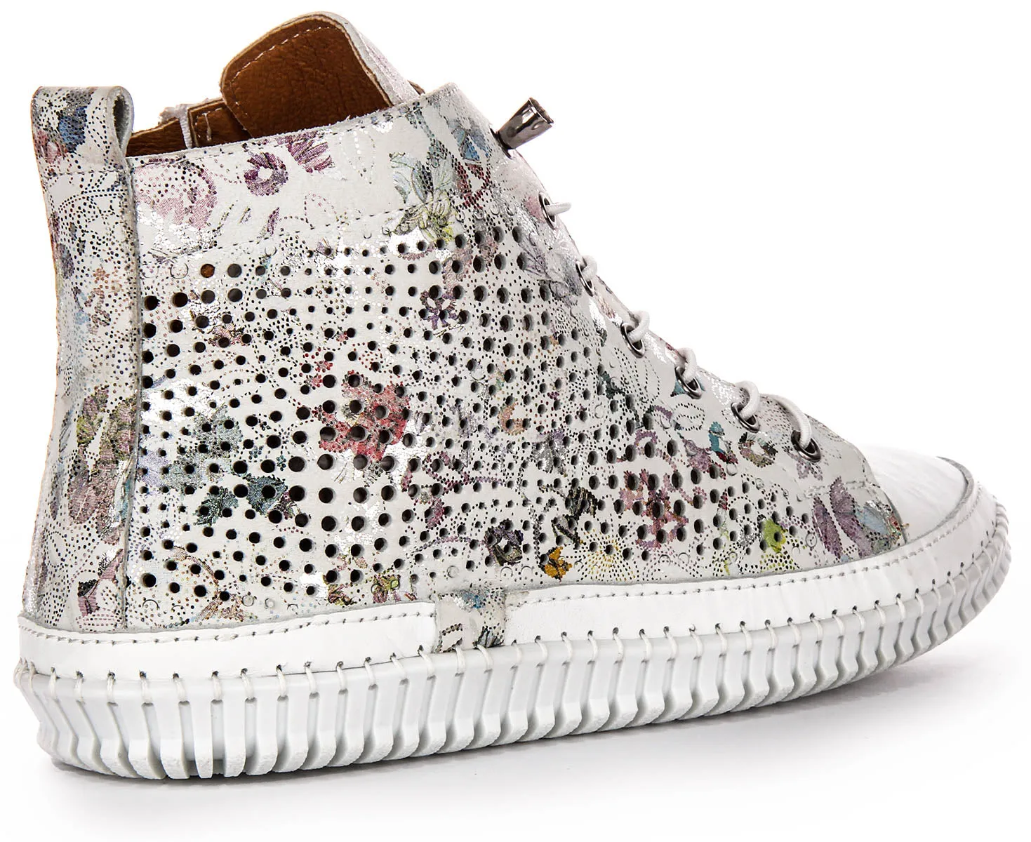 Fast Bounce Justinreess England Nexa Hi In White Floral For Women