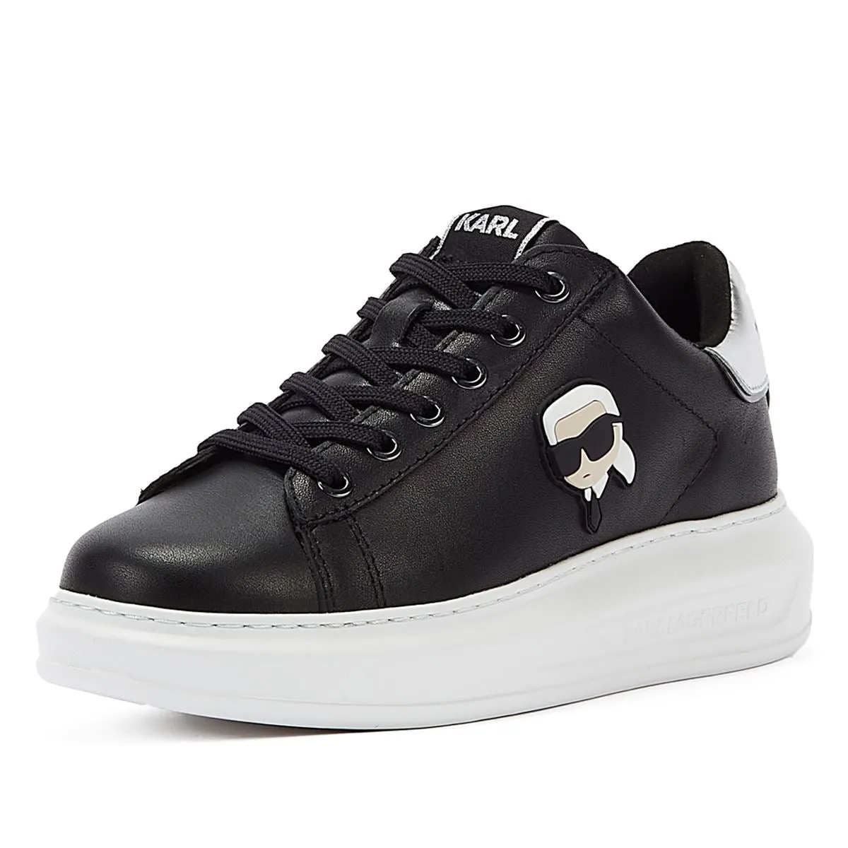 Fast Bounce Karl Lagerfeld Kapri Karl NFT Lo Lace Women's Black Trainers