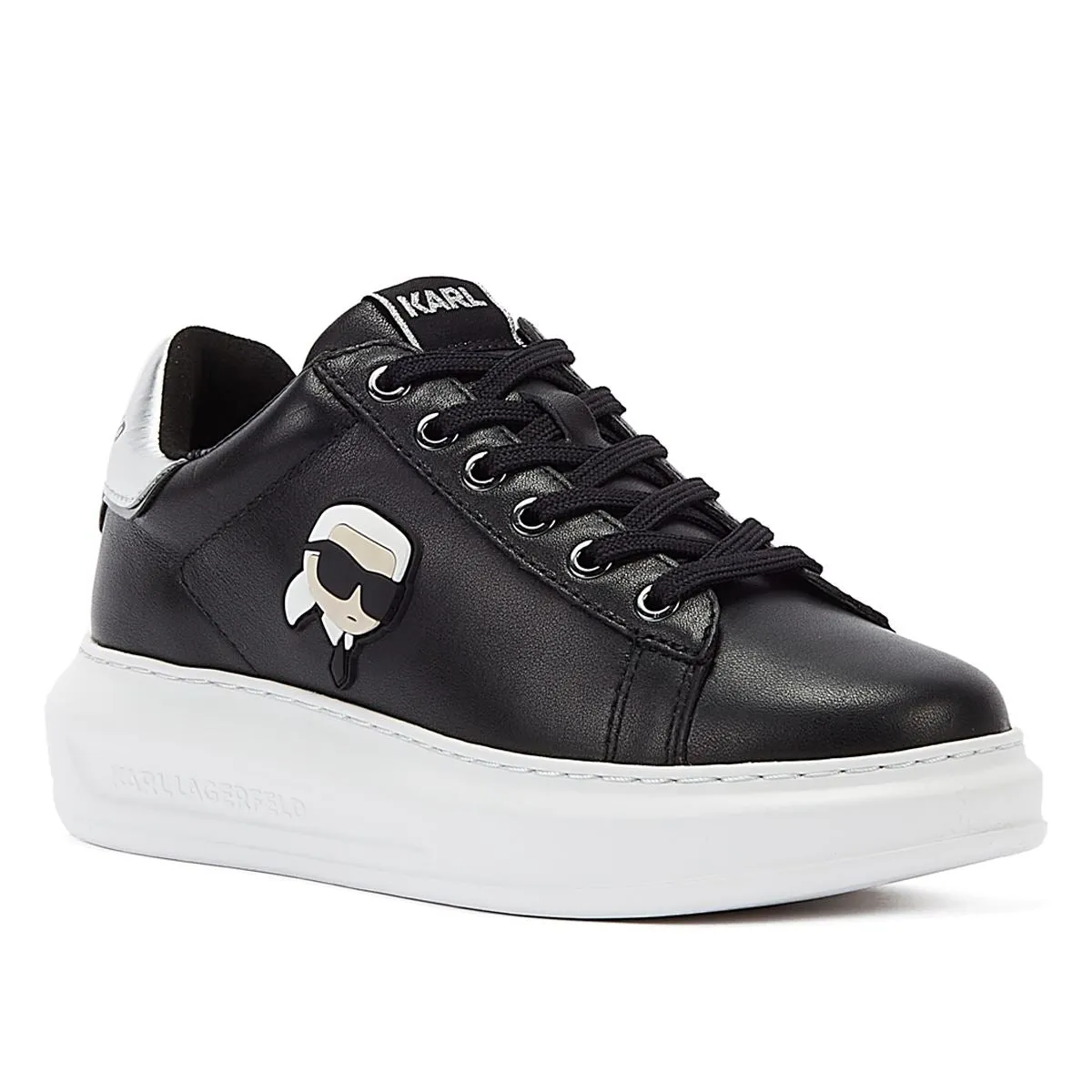 Fast Bounce Karl Lagerfeld Kapri Karl NFT Lo Lace Women's Black Trainers