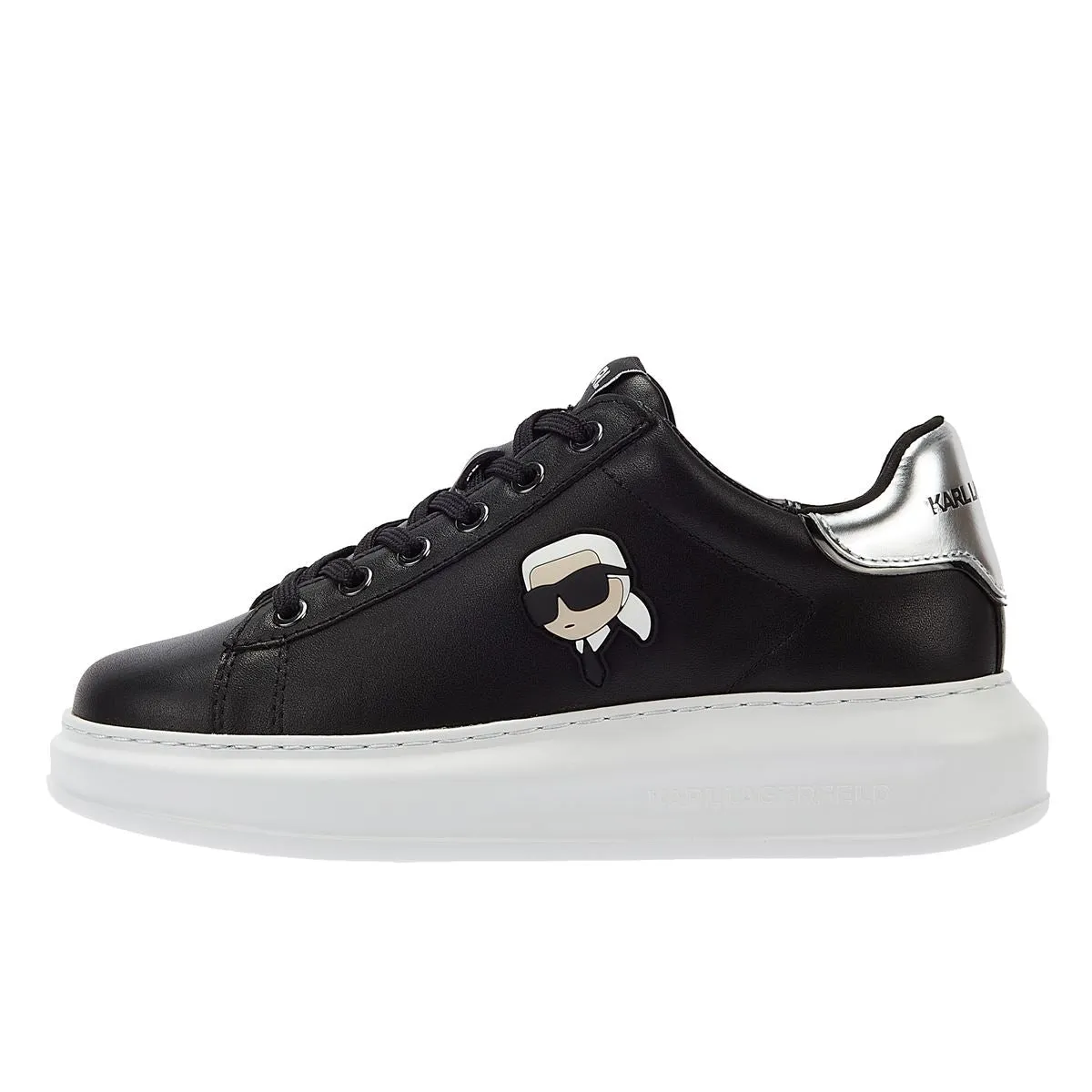 Fast Bounce Karl Lagerfeld Kapri Karl NFT Lo Lace Women's Black Trainers