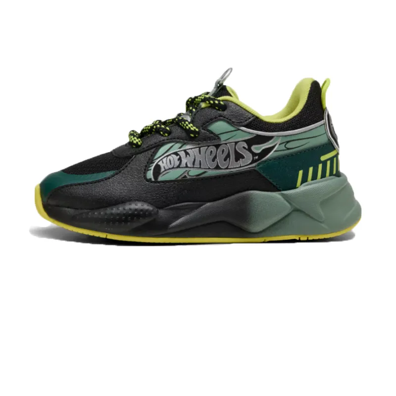 Fast Fit PUMA - RS-X X Hot Wheels - Black Green Moon - Kids [401400 01]