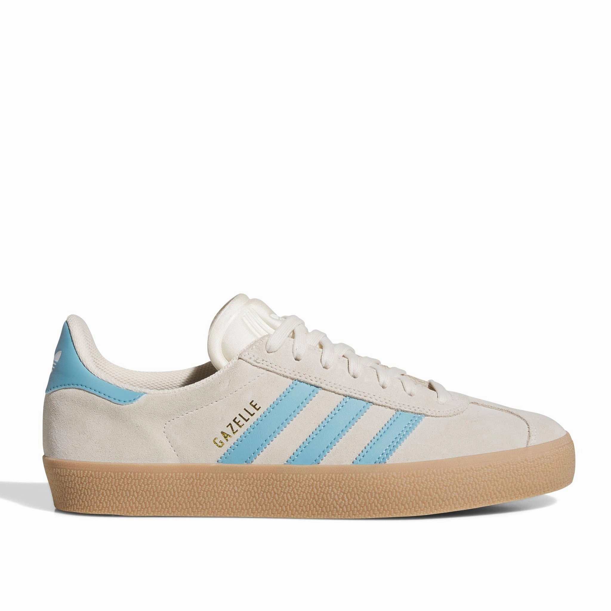 Adidas Gazelle ADV Wonder White/ Preloved Blue / Gum quick - drying shoes toe spacer