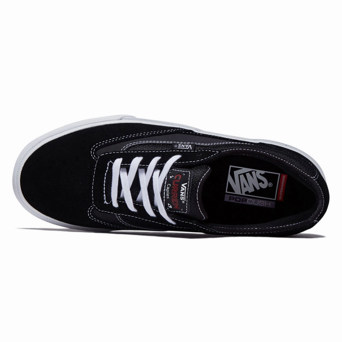 Fast Drive Vans Skate Curren Caples Shoes - Gum Black/White