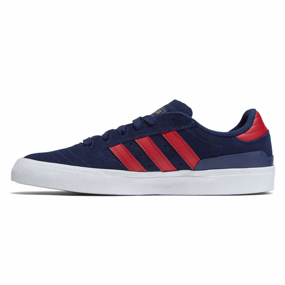 Fast Flex Adidas Busenitz Vulc II Shoes - Dark Blue/Better Scarlet/Gold Metallic